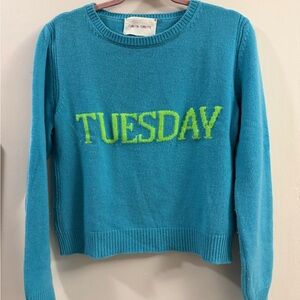 Alberta Ferretti “Tuesday” Rainbow Week Sweater